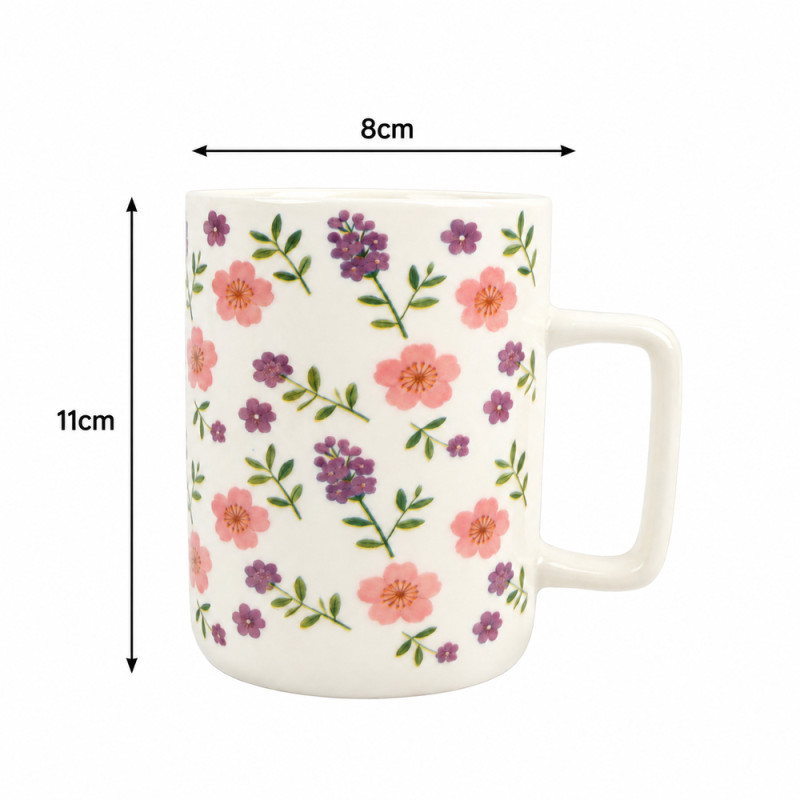 Floral Ceramic Mug