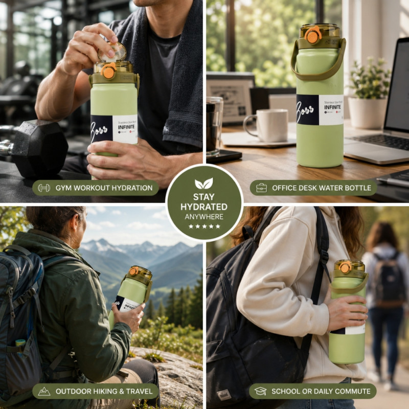 Vacuum Insulated Sports Bottle
