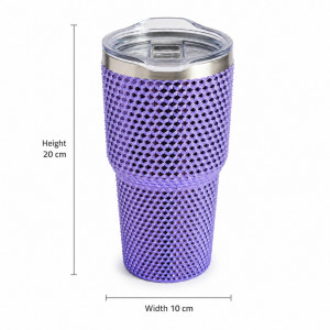Insulated Thermal Purple Travel Mug