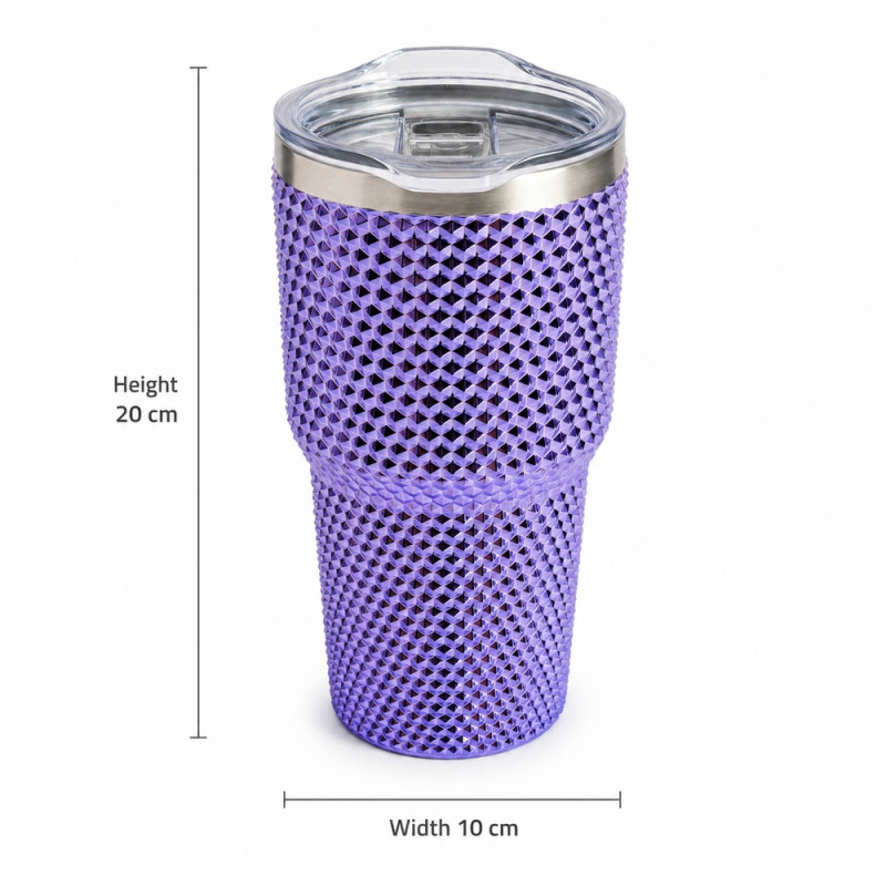 Insulated Thermal Purple Travel Mug