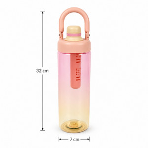 Insulated Pink Gradient Water Bottle - 1000ml