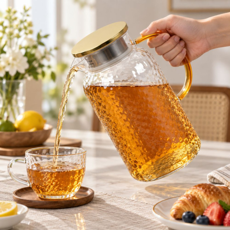 Glass Tea Pitcher