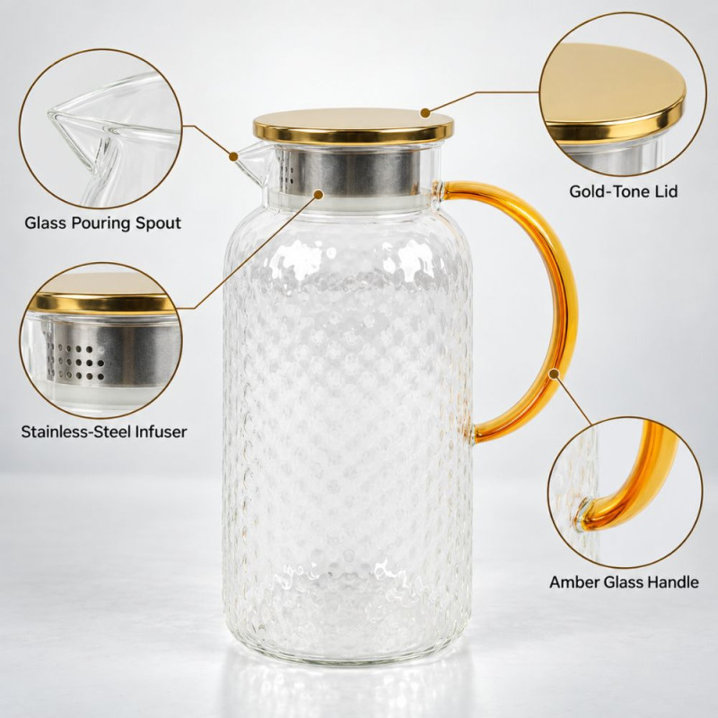 Glass Tea Pitcher