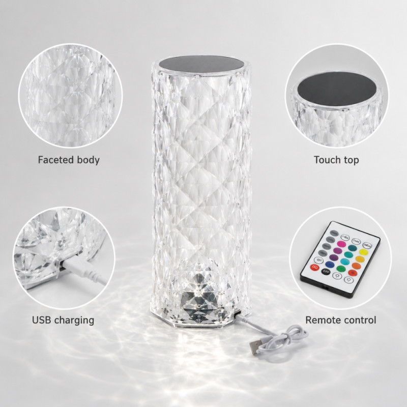 RGB Rechargeable Table Lamp