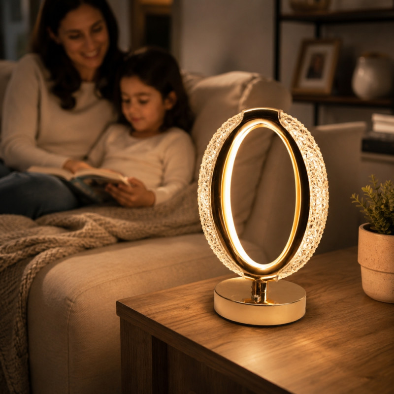 Crystal Table Lamp