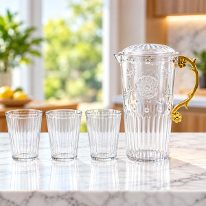 Glass Beverage Set