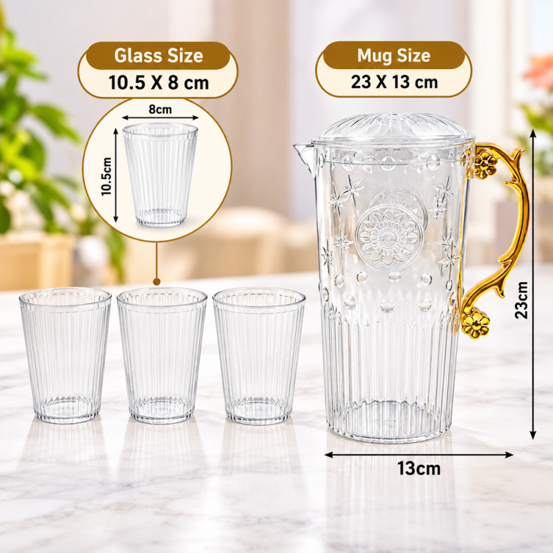Glass Beverage Set