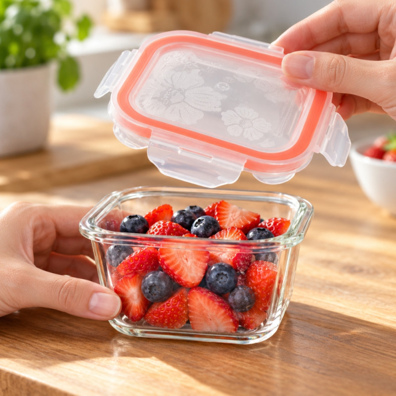 Glass Food Storage Container