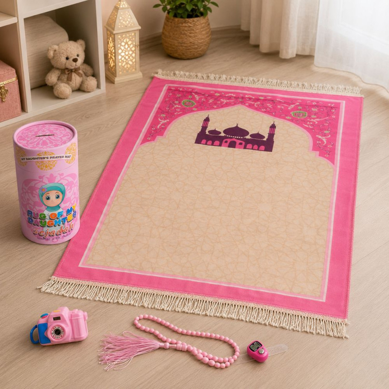 Children's Pink Prayer Mat (97x26cm)
