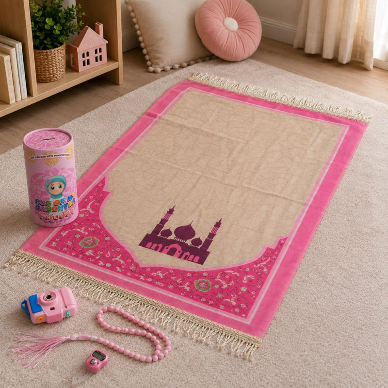 Children's Pink Prayer Mat (97x26cm)