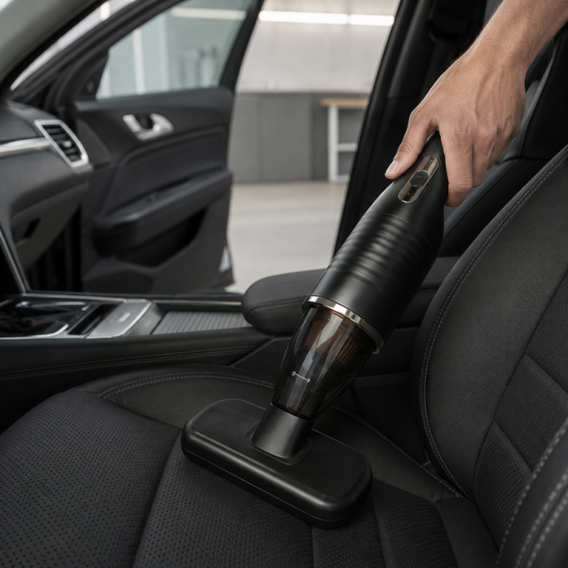 Powerful/Compact Rechargeable Car  Home Vacuum Cleaner – Black