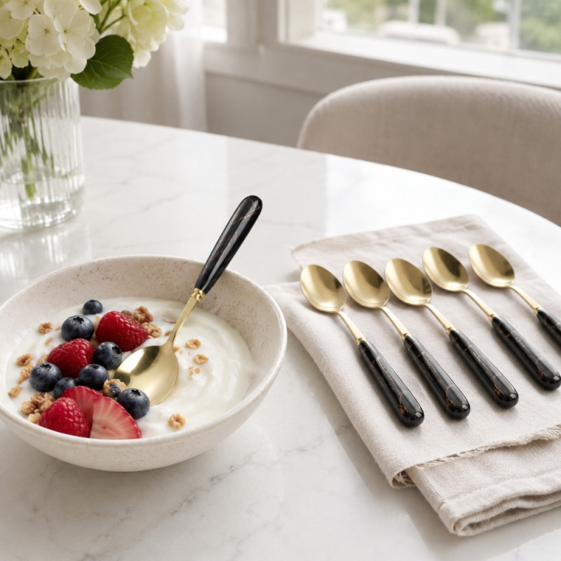 Gold Flatware Set