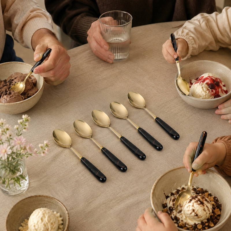Gold Flatware Set