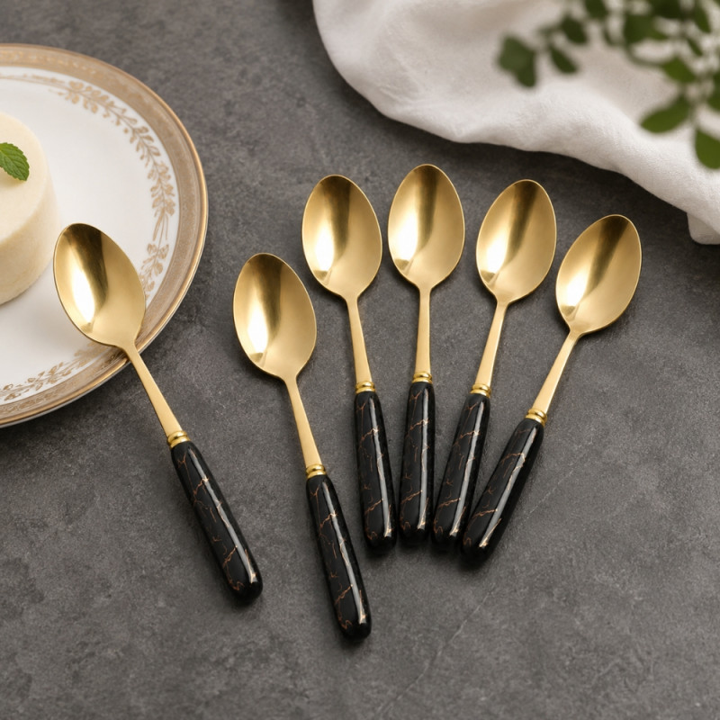 Gold Flatware Set