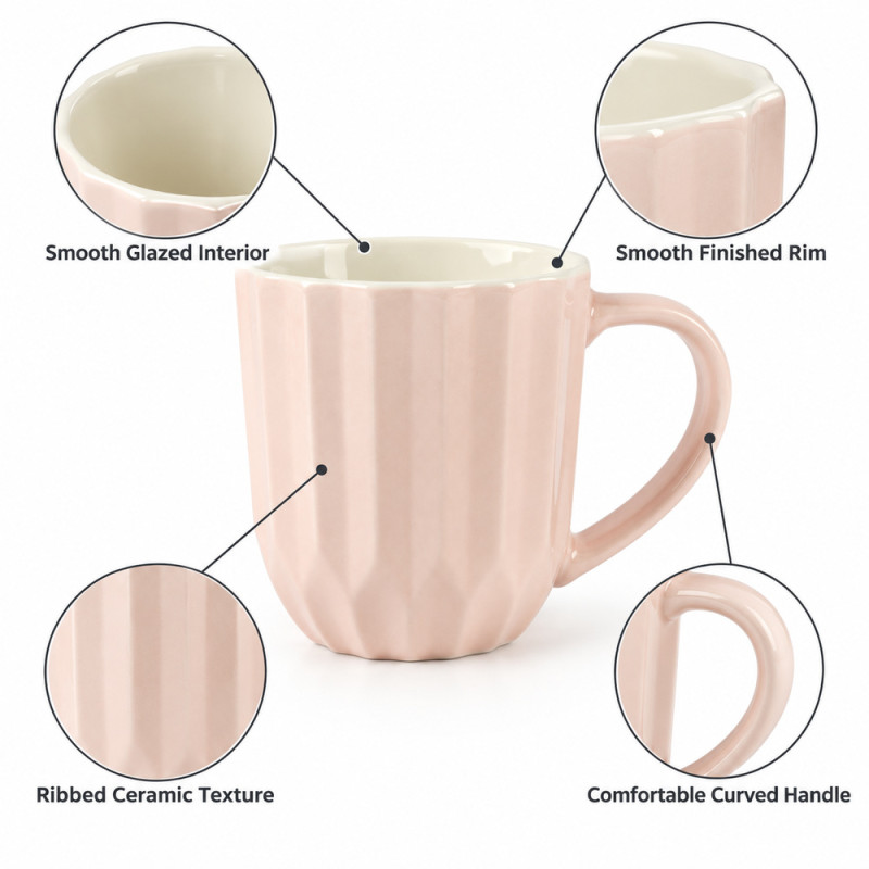 Pink Ceramic Mug