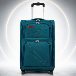 Urban Traveler Softside Spinner Trolley – Azure Blue 24" Urban Traveler Softside Spinner Trolley – Azure Blue 24"