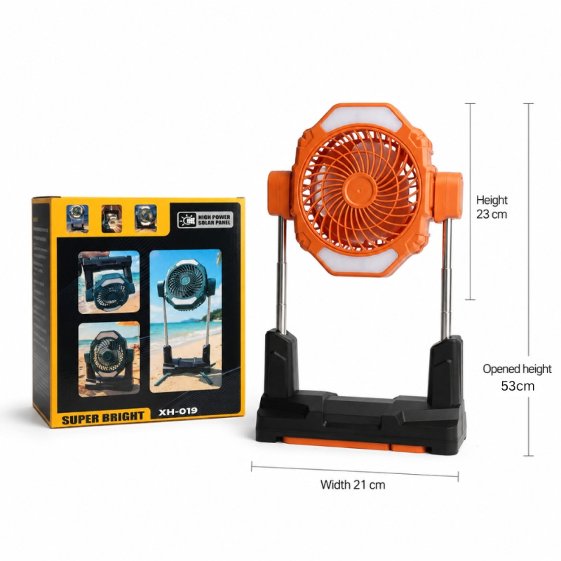 Solar Rechargeable Fan