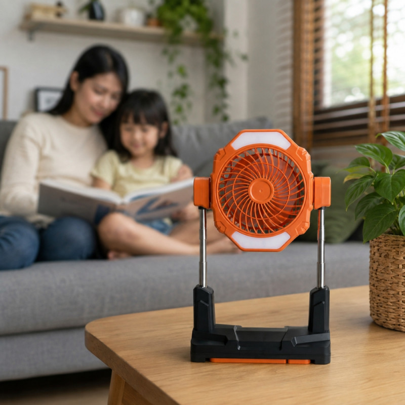 Solar Rechargeable Fan