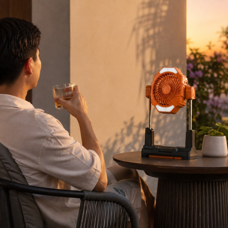 Solar Rechargeable Fan