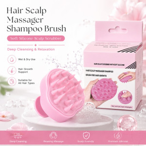 Professional Cleaning/Grooming Brush – pink Ergonomic Handle (9x8cm) Professional Cleaning/Grooming Brush – pink Ergonomic Handle (9x8cm)