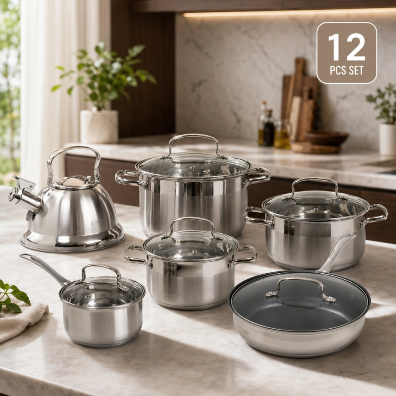 12-Piece Cookware Set
