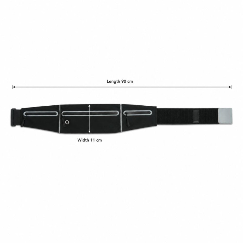 Mobile Phone Belt (90 x 11 cm) – Black