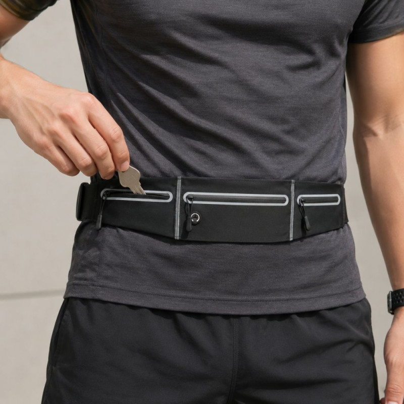 Mobile Phone Belt (90 x 11 cm) – Black