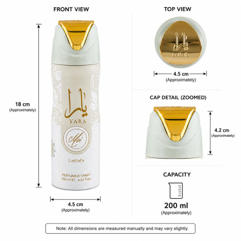 Modern Parfume – White Premium Quality (200ml | 18 x 4.5 cm)
