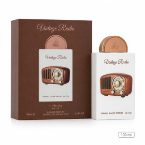 Insulated Vintage Radio – Brown (100ml)