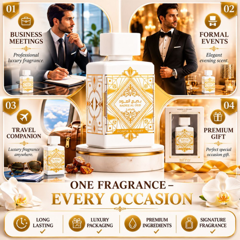 Essential Parfume – White Premium Quality (100ml | 17 x 12 cm)
