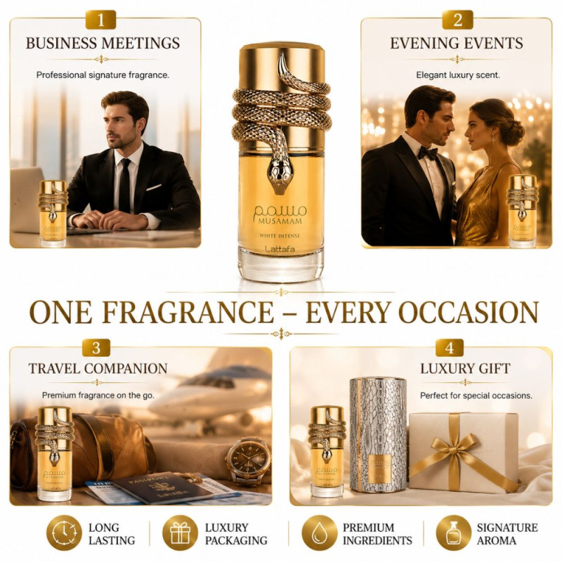 Essential Parfume – Gold Premium Quality (100ml | 18 x 8.5 cm)