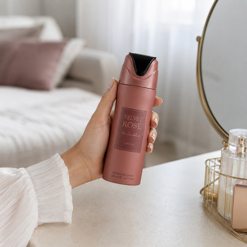 Velvet Rose Deodorant Spray – Pink (200ml)