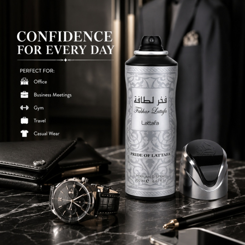 Quality Body Spray – Silver Premium Quality (200ml)