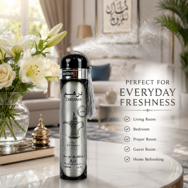 Elegant Air Freshener – Silver Premium Quality (300ml)
