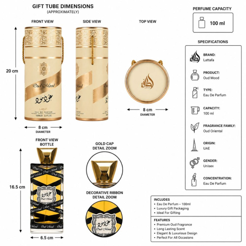Essential Parfume – Yellow Premium Quality (100ml | 20 x 8 cm)