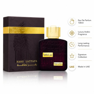 Deluxe Parfume – Gold  Maroon Premium Quality (100ml | 15.5 x 8 cm)