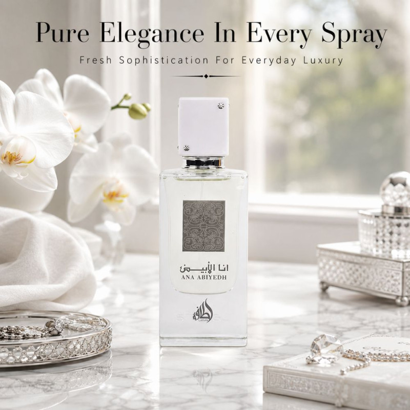 Professional Parfume – White Premium Quality (60ml | 13.5 x 5.5 cm)