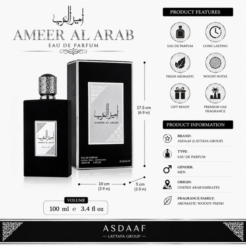 Classic Parfume – Black Premium Quality (100ml)