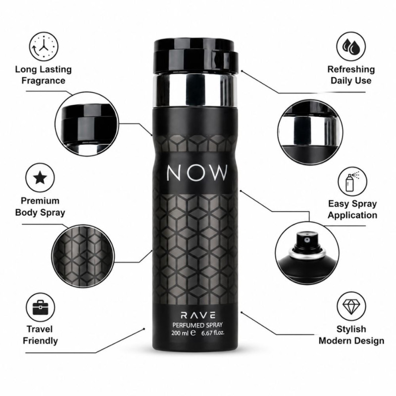 Stylish Parfume – Black Premium Quality (200ml | 17 x 5 cm)