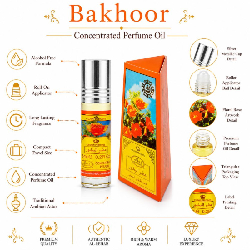 Stylish Attar – Multi color Premium Quality (6 ml | 7 x 1.5 cm)