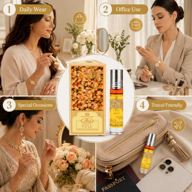 Professional Attar – Yellow Premium Quality (6 ml | 10 x 5 cm)