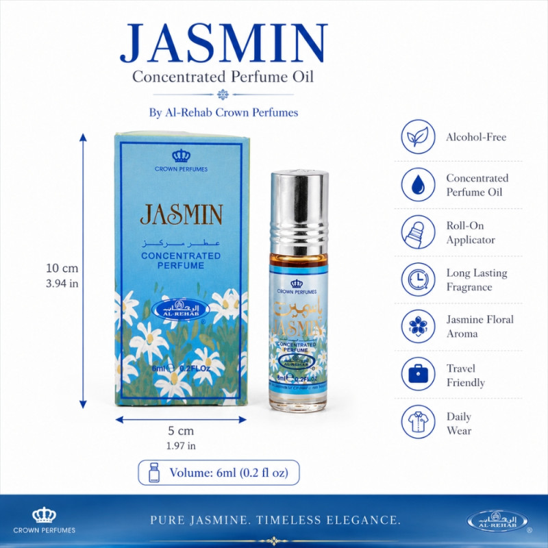 Deluxe Attar – blue Premium Quality (6ml)