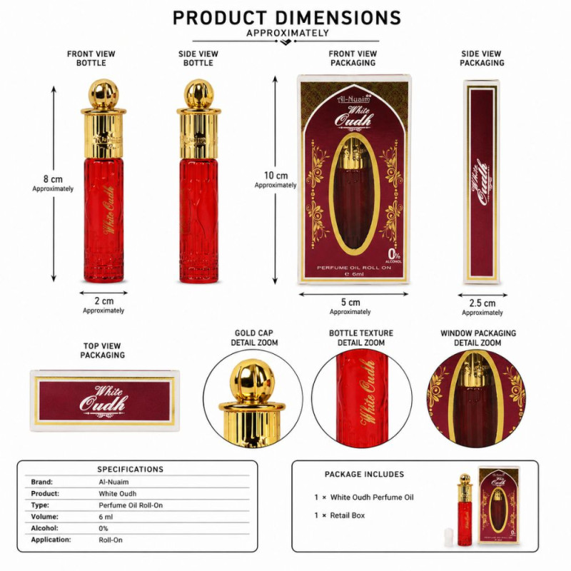 Quality Attar – Red Premium Quality (6ml | 10 x 5 cm)