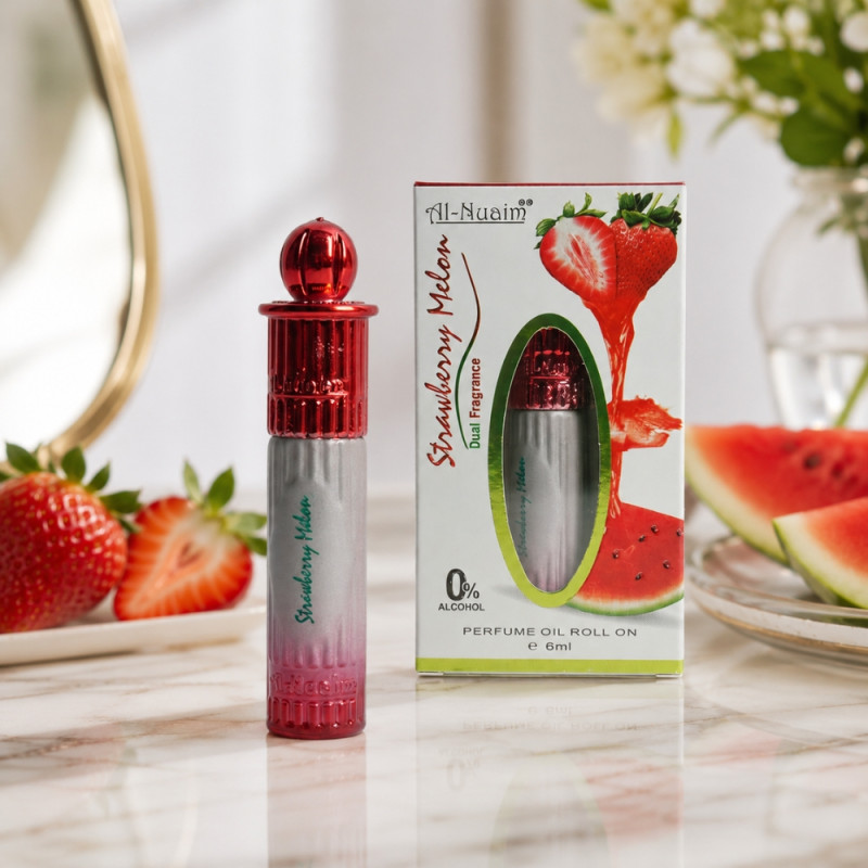 Al-Nuaim "Strawberry Melon" Attar Perfume Roll On – 6ml