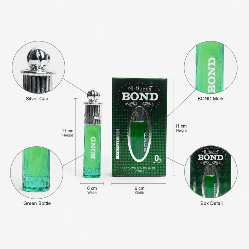 Al-Nuaim "Bond" Perfume Oil Roll-On – 6ml
