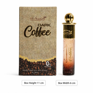 Al-Nuaim "Dark Coffee" Attar Perfume - 6ml Roll-On
