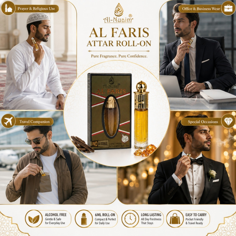 Professional Attar – Light Brown Premium Quality (6ml)