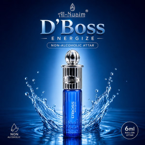 Professional Al-Nuaim D'BOSS Energize – Concentrated Attar Oil Perfume for Men (6ml) Professional Al-Nuaim D'BOSS Energize – Concentrated Attar Oil Perfume for Men (6ml)
