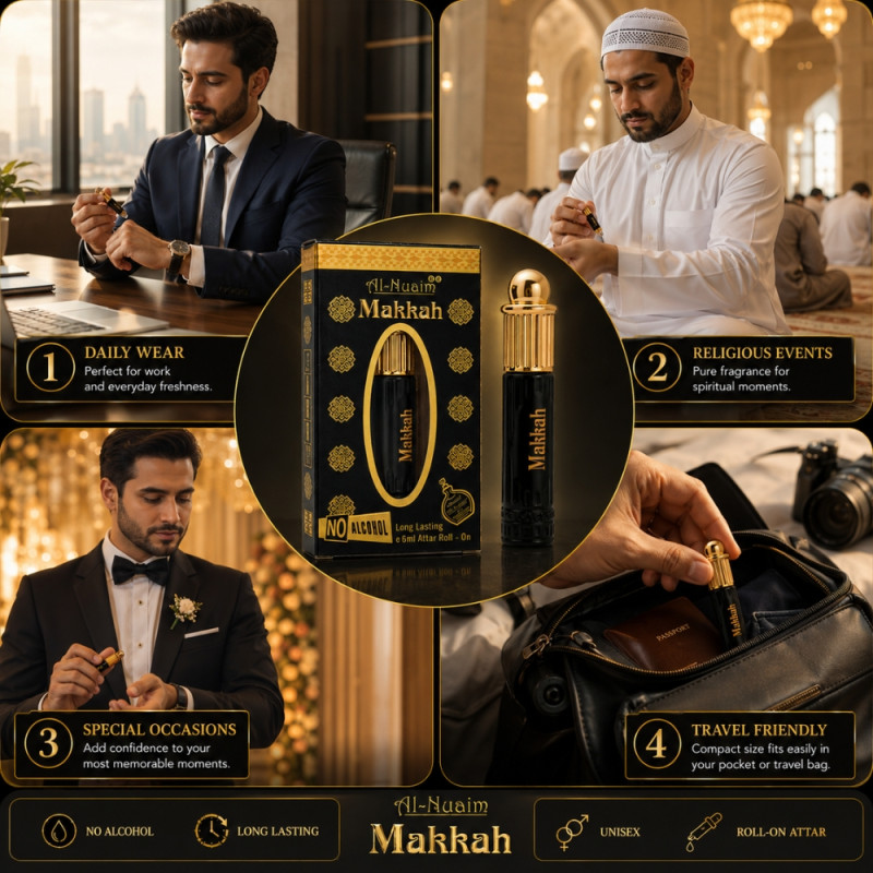 Elegant Attar – Black Premium Quality (6 ml)