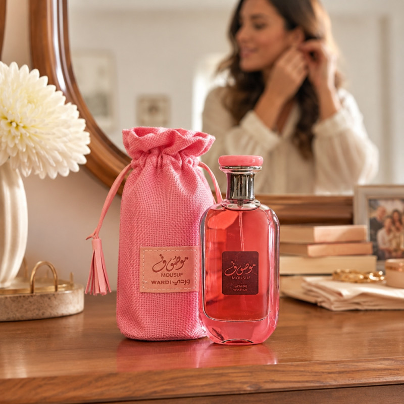 Elegant Pink Mousuf Wardi Perfume – Pink (Lattafa 55)